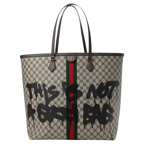 gucci balenciaga shopping bag|Gucci and Balenciaga collab bag.